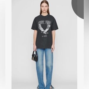 Lilli tee eagle-washed black